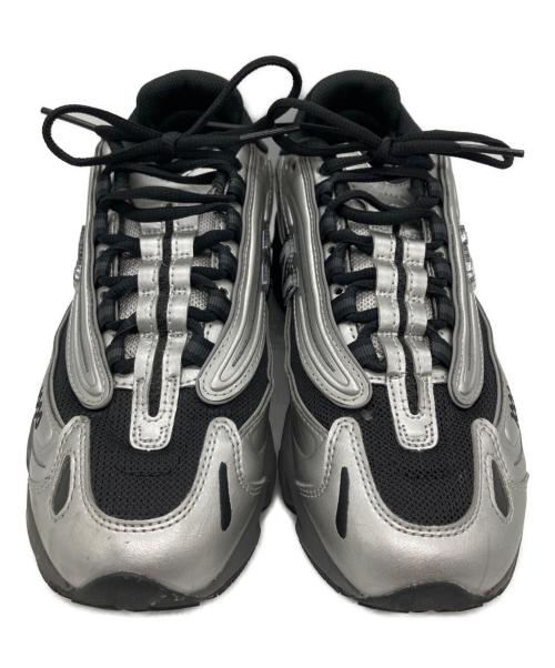 NEW BALANCE（ニューバランス）NEW BALANCE (ニューバランス) ローカットスニーカー ブラック×シルバー サイズ:24.5cmの古着・服飾アイテム