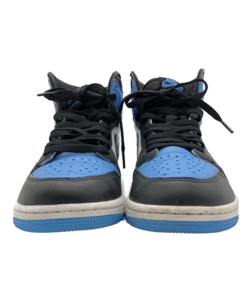 NIKE（ナイキ）NIKE (ナイキ) AIR JORDAN 1 RETRO HIGH OG ブルー×ブラック サイズ:US 9.5の古着・服飾アイテム
