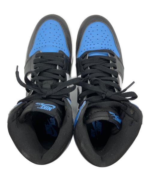 NIKE（ナイキ）NIKE (ナイキ) AIR JORDAN 1 RETRO HIGH OG ブルー×ブラック サイズ:US 9.5の古着・服飾アイテム