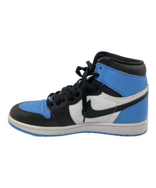NIKE（ナイキ）NIKE (ナイキ) AIR JORDAN 1 RETRO HIGH OG ブルー×ブラック サイズ:US 9.5の古着・服飾アイテム