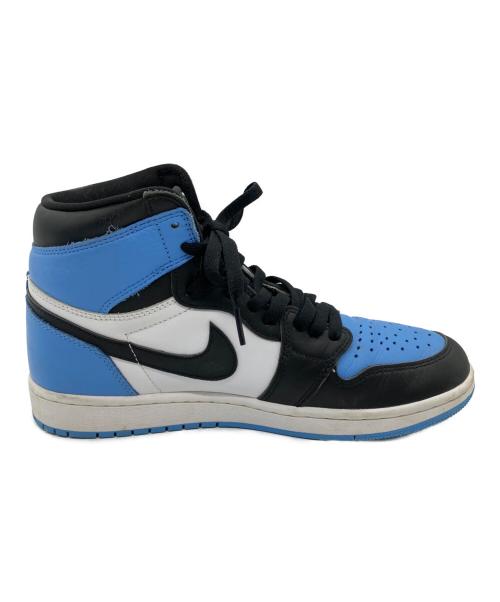 NIKE（ナイキ）NIKE (ナイキ) AIR JORDAN 1 RETRO HIGH OG ブルー×ブラック サイズ:US 9.5の古着・服飾アイテム