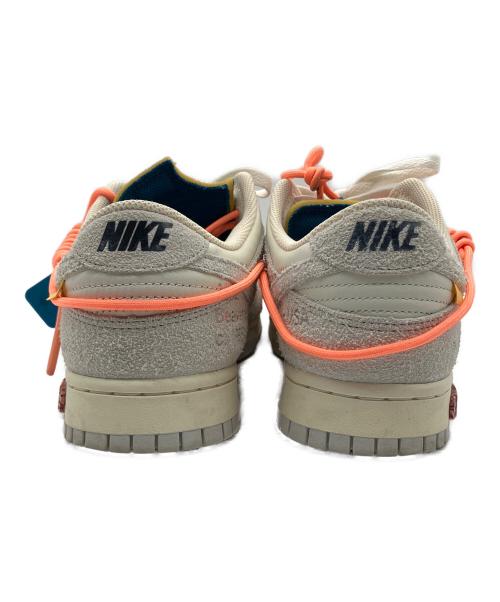NIKE（ナイキ）NIKE (ナイキ) OFFWHITE (オフホワイト) DUNK LOW ホワイト×オレンジ サイズ:US 9.5の古着・服飾アイテム