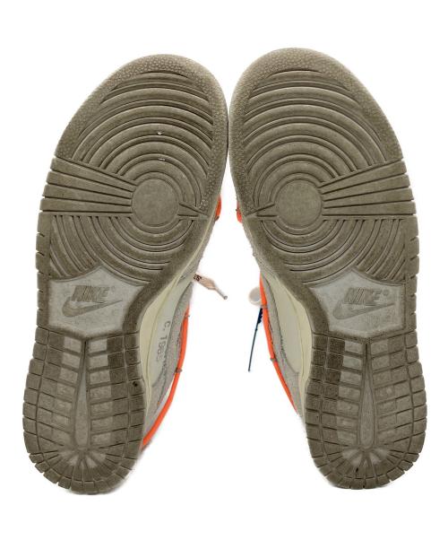 NIKE（ナイキ）NIKE (ナイキ) OFFWHITE (オフホワイト) DUNK LOW ホワイト×オレンジ サイズ:US 9.5の古着・服飾アイテム