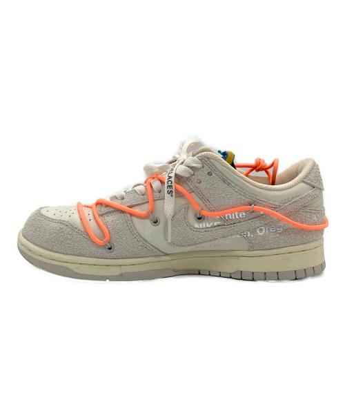 NIKE（ナイキ）NIKE (ナイキ) OFFWHITE (オフホワイト) DUNK LOW ホワイト×オレンジ サイズ:US 9.5の古着・服飾アイテム