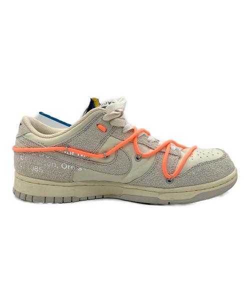 NIKE（ナイキ）NIKE (ナイキ) OFFWHITE (オフホワイト) DUNK LOW ホワイト×オレンジ サイズ:US 9.5の古着・服飾アイテム