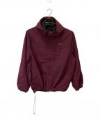 HUFハフ）の古着「Essentials Zip Standard Shell JKT」｜ボルドー