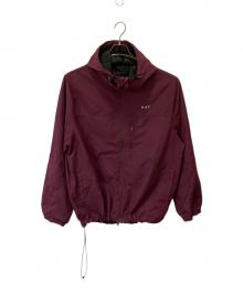 HUF（ハフ）の古着「Essentials Zip Standard Shell JKT」｜ボルドー
