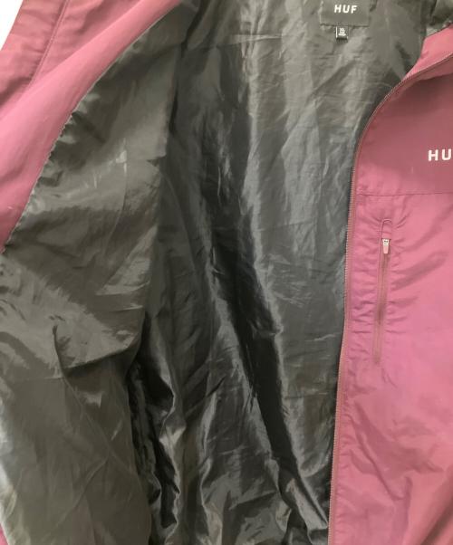 HUF（ハフ）HUF (ハフ) Essentials Zip Standard Shell JKT ボルドー サイズ:XLの古着・服飾アイテム