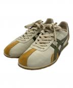 Onitsuka Tigerオニツカタイガー）の古着「ローカットスニーカー」｜ベージュ×カーキ