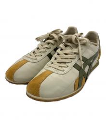 Onitsuka Tiger（オニツカタイガー）の古着「ローカットスニーカー」｜ベージュ×カーキ