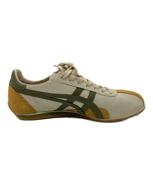 Onitsuka Tiger（オニツカタイガー）Onitsuka Tiger (オニツカタイガー) ローカットスニーカー ベージュ×カーキ サイズ:25.5cmの古着・服飾アイテム