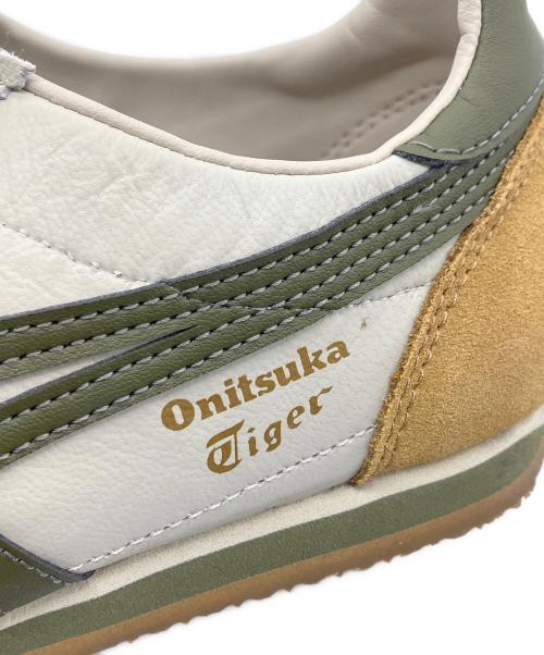 Onitsuka Tiger（オニツカタイガー）Onitsuka Tiger (オニツカタイガー) ローカットスニーカー ベージュ×カーキ サイズ:25.5cmの古着・服飾アイテム