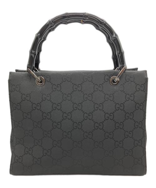 GUCCI（グッチ）GUCCI (グッチ) バンブー ハンドバッグ ブラックの古着・服飾アイテム