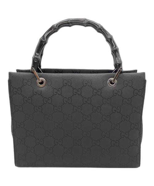 GUCCI（グッチ）GUCCI (グッチ) バンブー ハンドバッグ ブラックの古着・服飾アイテム