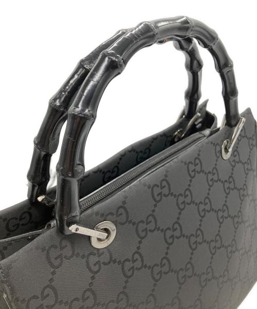 GUCCI（グッチ）GUCCI (グッチ) バンブー ハンドバッグ ブラックの古着・服飾アイテム