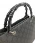 中古・古着 GUCCI (グッチ) バンブー ハンドバッグ ブラック：12000円