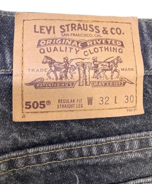 LEVI'S（リーバイス）LEVI'S (リーバイス) 505デニムパンツ　ボタン裏585 オレンジタブ USA製 ブラック サイズ:W32×L30の古着・服飾アイテム