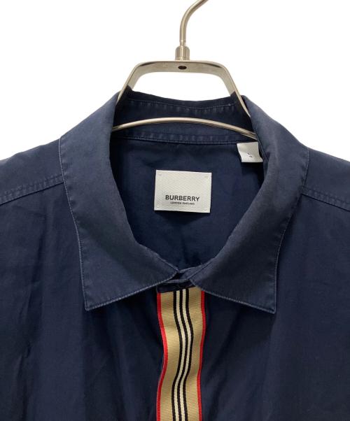 BURBERRY LONDON（バーバリーロンドン）BURBERRY LONDON (バーバリーロンドン) 半袖シャツ ネイビー サイズ:Lの古着・服飾アイテム