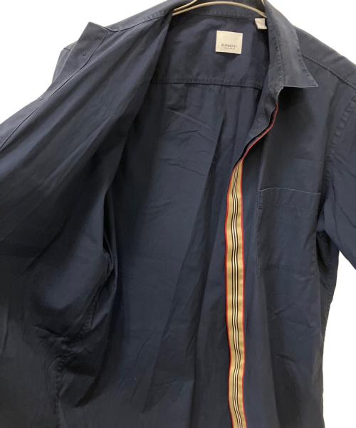 BURBERRY LONDON（バーバリーロンドン）BURBERRY LONDON (バーバリーロンドン) 半袖シャツ ネイビー サイズ:Lの古着・服飾アイテム