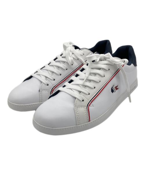 LACOSTE（ラコステ）LACOSTE (ラコステ) ローカットスニーカー ホワイト サイズ:25cm 未使用品の古着・服飾アイテム