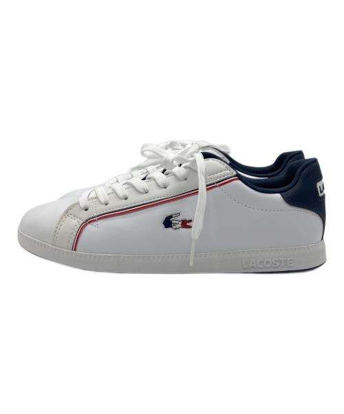 LACOSTE（ラコステ）LACOSTE (ラコステ) ローカットスニーカー ホワイト サイズ:25cm 未使用品の古着・服飾アイテム
