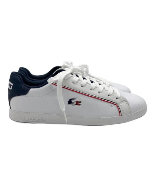 LACOSTE（ラコステ）LACOSTE (ラコステ) ローカットスニーカー ホワイト サイズ:25cm 未使用品の古着・服飾アイテム