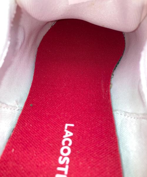 LACOSTE（ラコステ）LACOSTE (ラコステ) キャンバススニーカー ホワイト サイズ:25cmの古着・服飾アイテム