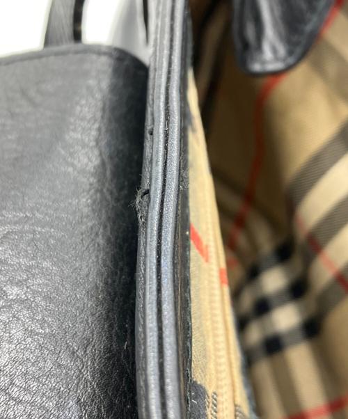 Burberry's（バーバリーズ）Burberry's (バーバリーズ) ショルダーバッグ ブラックの古着・服飾アイテム