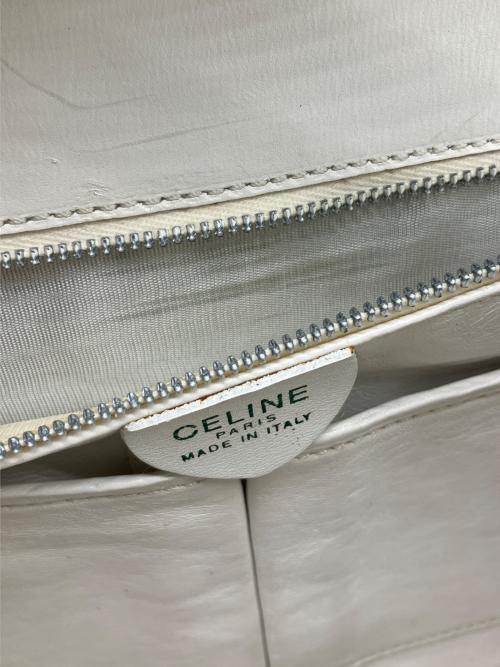 CELINE（セリーヌ）CELINE (セリーヌ) ハンドバッグ ホワイトの古着・服飾アイテム