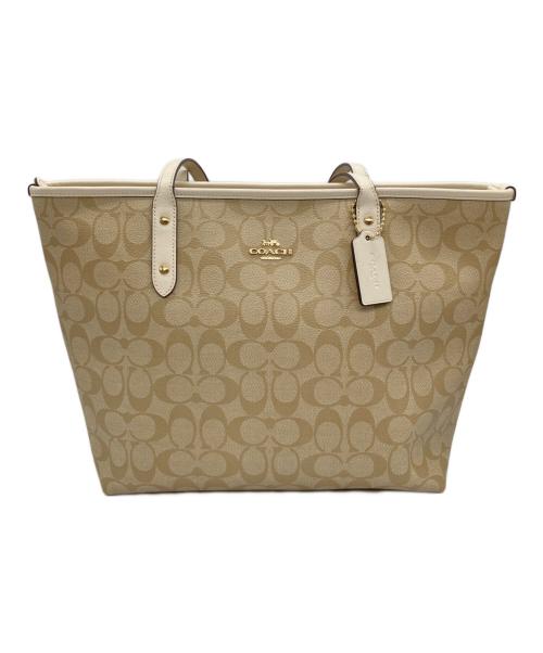 COACH（コーチ）COACH (コーチ) トートバッグ ベージュの古着・服飾アイテム