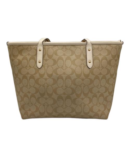 COACH（コーチ）COACH (コーチ) トートバッグ ベージュの古着・服飾アイテム