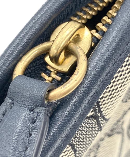 COACH（コーチ）COACH (コーチ) スウィンガー クロスボディ シグネチャー ジャカード ネイビー×グレーの古着・服飾アイテム