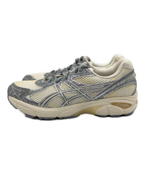 asics（アシックス）asics (アシックス) ローカットスニーカー ホワイト×グレー サイズ:26.5cm 未使用品の古着・服飾アイテム