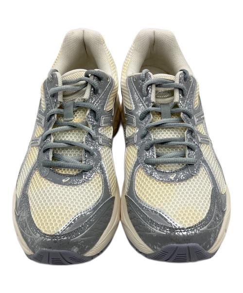 asics（アシックス）asics (アシックス) ローカットスニーカー ホワイト×グレー サイズ:26.5cm 未使用品の古着・服飾アイテム