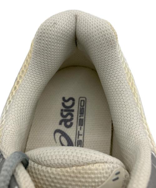 asics（アシックス）asics (アシックス) ローカットスニーカー ホワイト×グレー サイズ:26.5cm 未使用品の古着・服飾アイテム