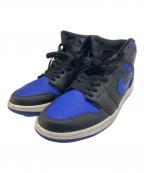 NIKEナイキ）の古着「AIR JORDAN 1 MID」｜ブラック×ブルー