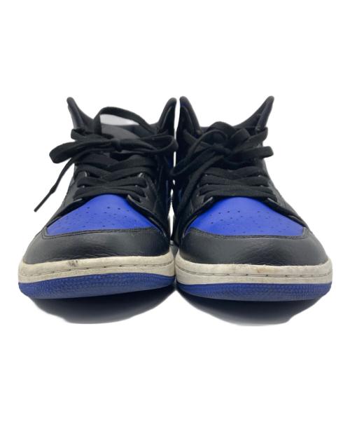 NIKE（ナイキ）NIKE (ナイキ) AIR JORDAN 1 MID ブラック×ブルー サイズ:US 10の古着・服飾アイテム