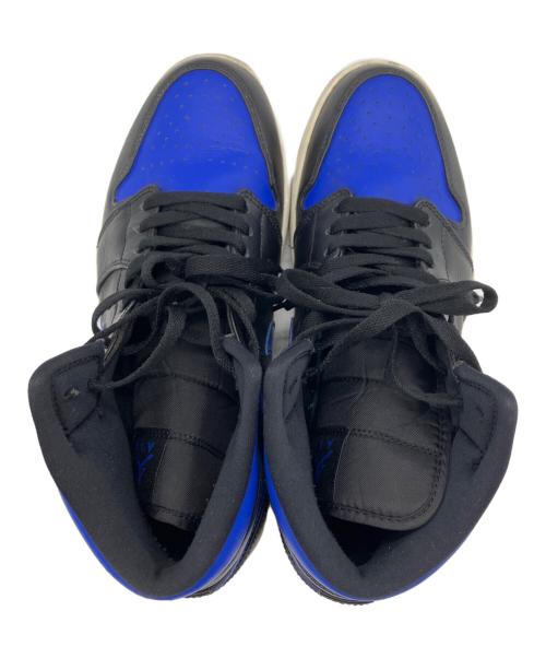 NIKE（ナイキ）NIKE (ナイキ) AIR JORDAN 1 MID ブラック×ブルー サイズ:US 10の古着・服飾アイテム