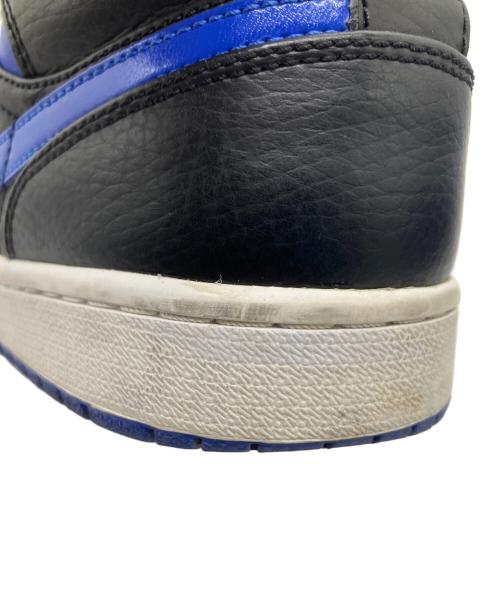 NIKE（ナイキ）NIKE (ナイキ) AIR JORDAN 1 MID ブラック×ブルー サイズ:US 10の古着・服飾アイテム