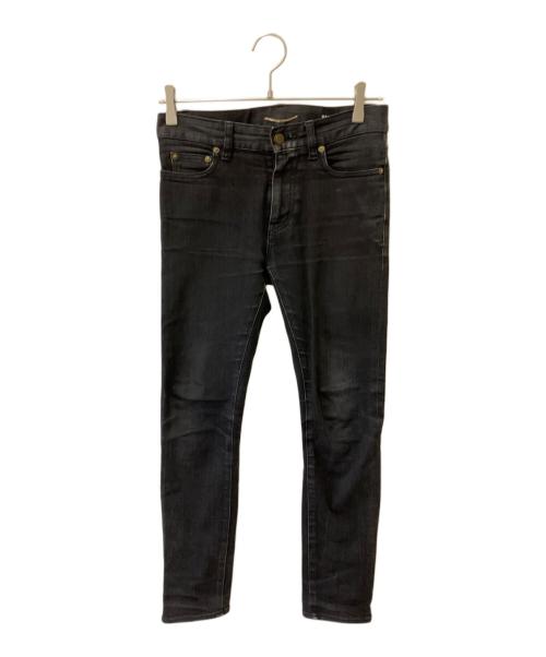 Saint Laurent Paris（サンローランパリ）Saint Laurent Paris (サンローランパリ) デニムパンツ ブラック サイズ:26の古着・服飾アイテム