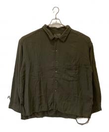 ANCELLM（アンセルム）の古着「長袖シャツ」｜オリーブ