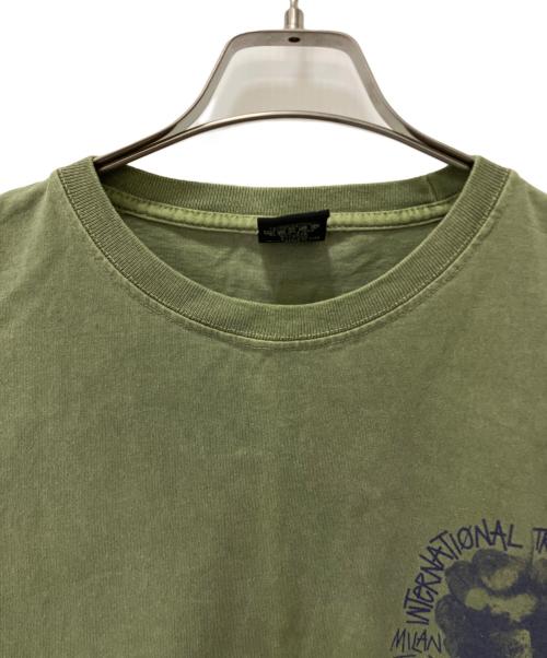 stussy（ステューシー）stussy (ステューシー) Camelot Tee Pigment Dyed グリーン サイズ:Lの古着・服飾アイテム