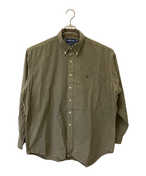 RALPH LAUREN（ラルフローレン）RALPH LAUREN (ラルフローレン) 長袖シャツ　BLAKE ブラウン サイズ:XLの古着・服飾アイテム