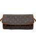 LOUIS VUITTON（ルイ ヴィトン）の古着「ポシェットツインGM」｜ブラウン