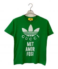 GUCCI×adidas（グッチ×アディダス）の古着「半袖カットソー」｜グリーン