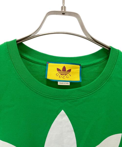 GUCCI（グッチ）GUCCI (グッチ) adidas (アディダス) 半袖カットソー グリーン サイズ:XSの古着・服飾アイテム