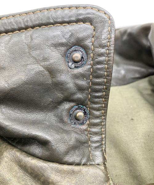 MANI（マニ）MANI (マニ) レザージャケット ブラウン サイズ:48の古着・服飾アイテム