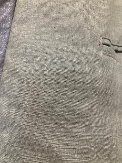 MANI（マニ）MANI (マニ) レザージャケット ブラウン サイズ:48の古着・服飾アイテム
