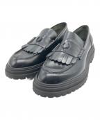 FRED PERRYフレッドペリー）の古着「Loafer Leather」｜ブラック