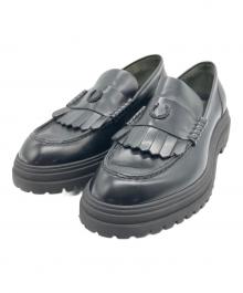 FRED PERRY（フレッドペリー）の古着「Loafer Leather」｜ブラック